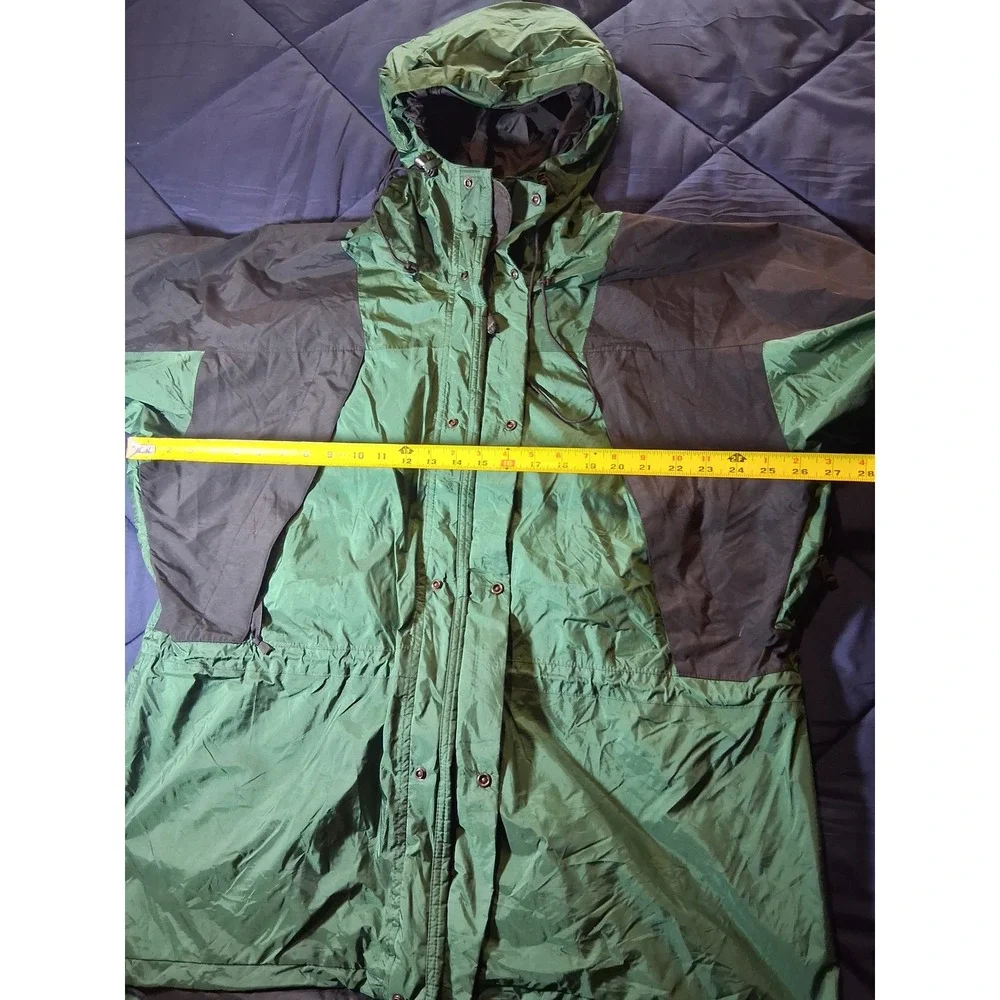 The North Face‎ Gore-Tex Mountain Light Parka Jacket Green Black Mens XL Vintage